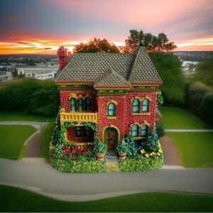 NIB Vintage House Figurine Liberty Falls Sinclair Home Collectible Monument